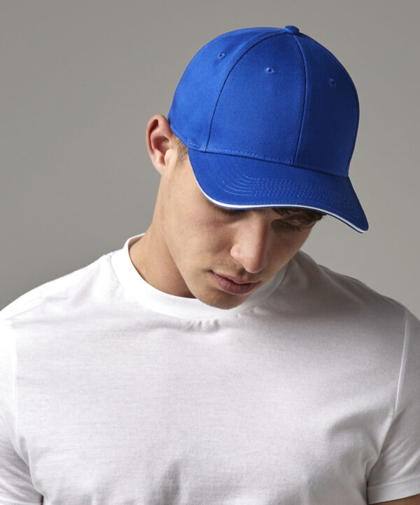 EarthAware® classic organic cotton 6-panel cap  sandwich peak