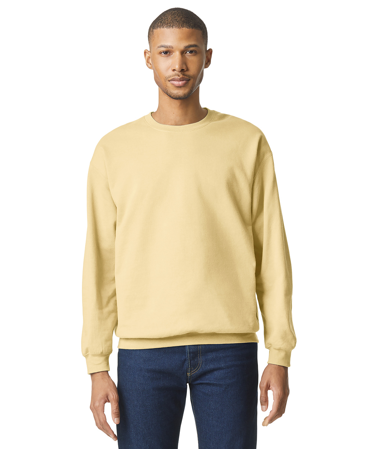 Softstyle midweight fleece adult crew neck