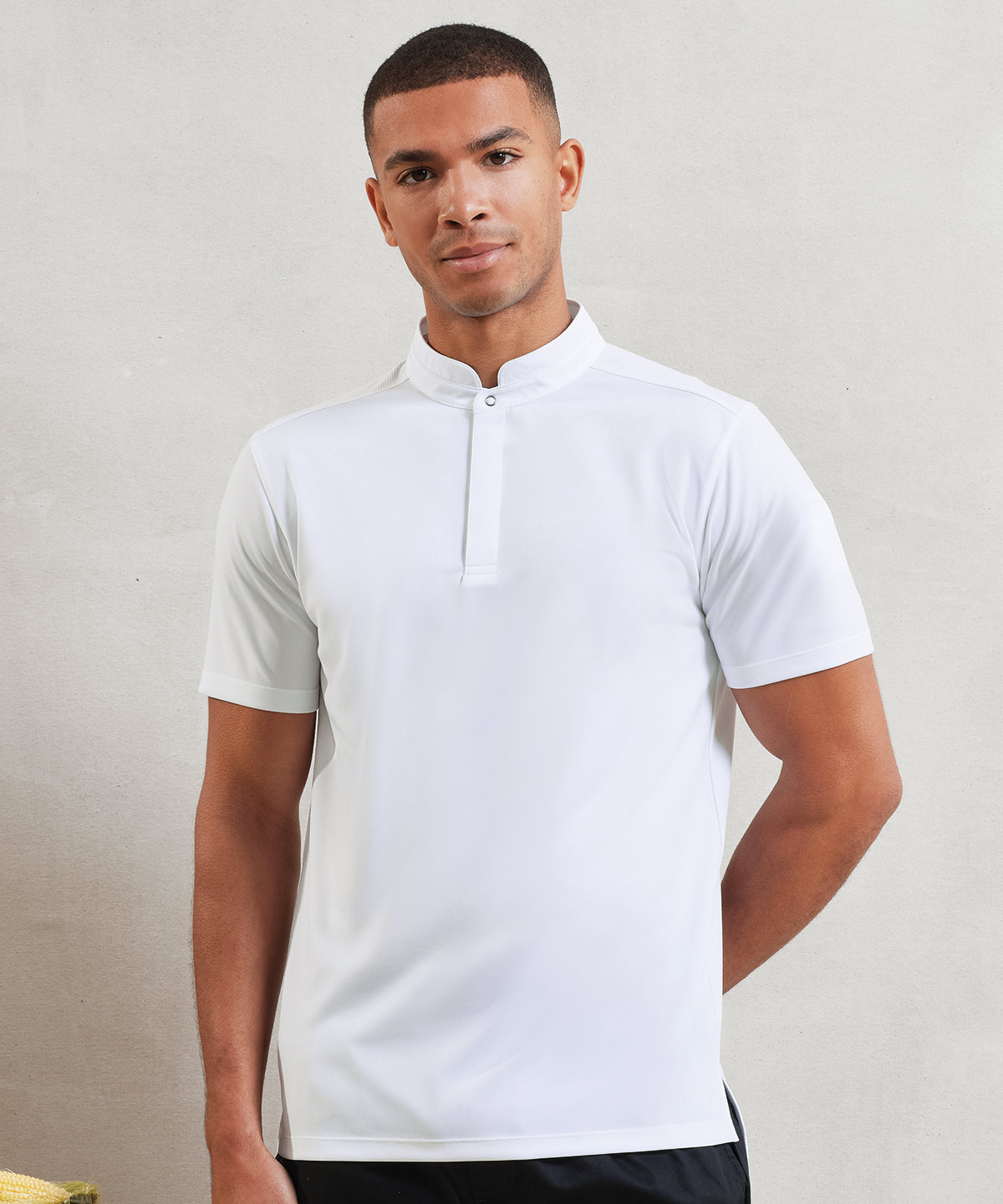 Essential Coolchecker® short sleeve chefs shirt